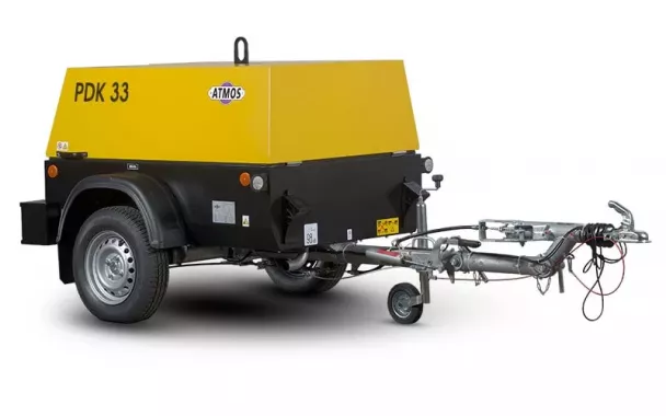 Дизельный компрессор Atmos PDP 35-7 (на шасси)