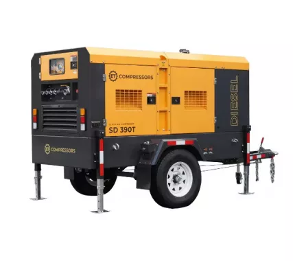 Дизельный винтовой компрессор ET-Compressors ET SD-185T-7 (Шасси)