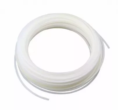 Пневмотрубка фторопластовая (тефлоновая) PTFE 4х2.5 мм (16 атм, белая) Китай