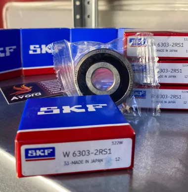 Подшипник шариковый SKF W 6303-2RS1 (47х17x14 мм) 