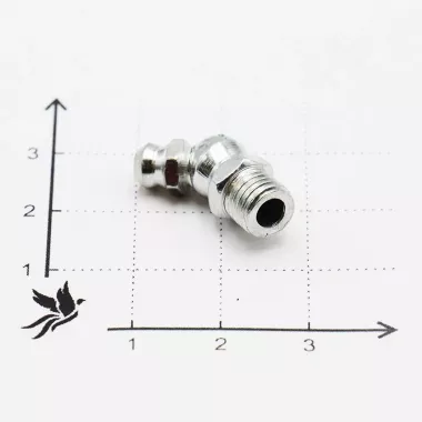 Пресс-маслёнка угловая 2.2.45°.Ц6.М8х1 (DIN 71412, Н2)