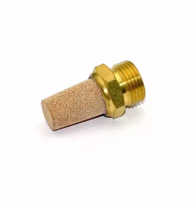 Глушитель выхлопа латунный с наружной резьбой BSL 01 (R1/8") HIMPT
