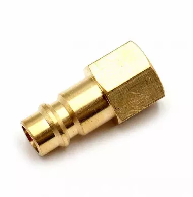 Пневмофитинг латунный БРС PF 1/4 "Папа" + внутренняя резьба (Евро) HIMPT
