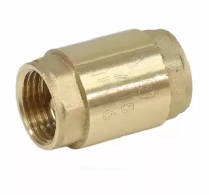 Клапан обратный латунный Ду.32 (1 1/4") (шток-латунь)