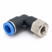 Пневмофитинг цанговый L-образный с внутренней резьбой PLF 10-М10х1.5 HIMPT