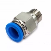 Пневмофитинг цанговый прямой с наружной резьбой PC 10-М12х1.5