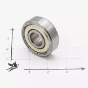 Подшипник   608 zz (80018) 8*22*7мм