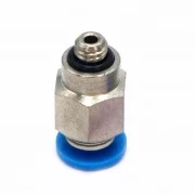 Пневмофитинг цанговый прямой с наружной резьбой PC 4-М5х0.8