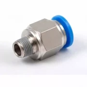 Пневмофитинг цанговый прямой с наружной резьбой PC 10-М6х1