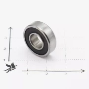 Подшипник 1000098 2RS (619/8, 698) 8*19*6мм