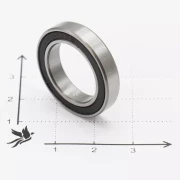 Подшипник 6803 2RS (1000803, 61803) 17*26*5мм