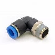 Пневмофитинг цанговый L-образный с наружной резьбой PL 10-03 (R3/8")